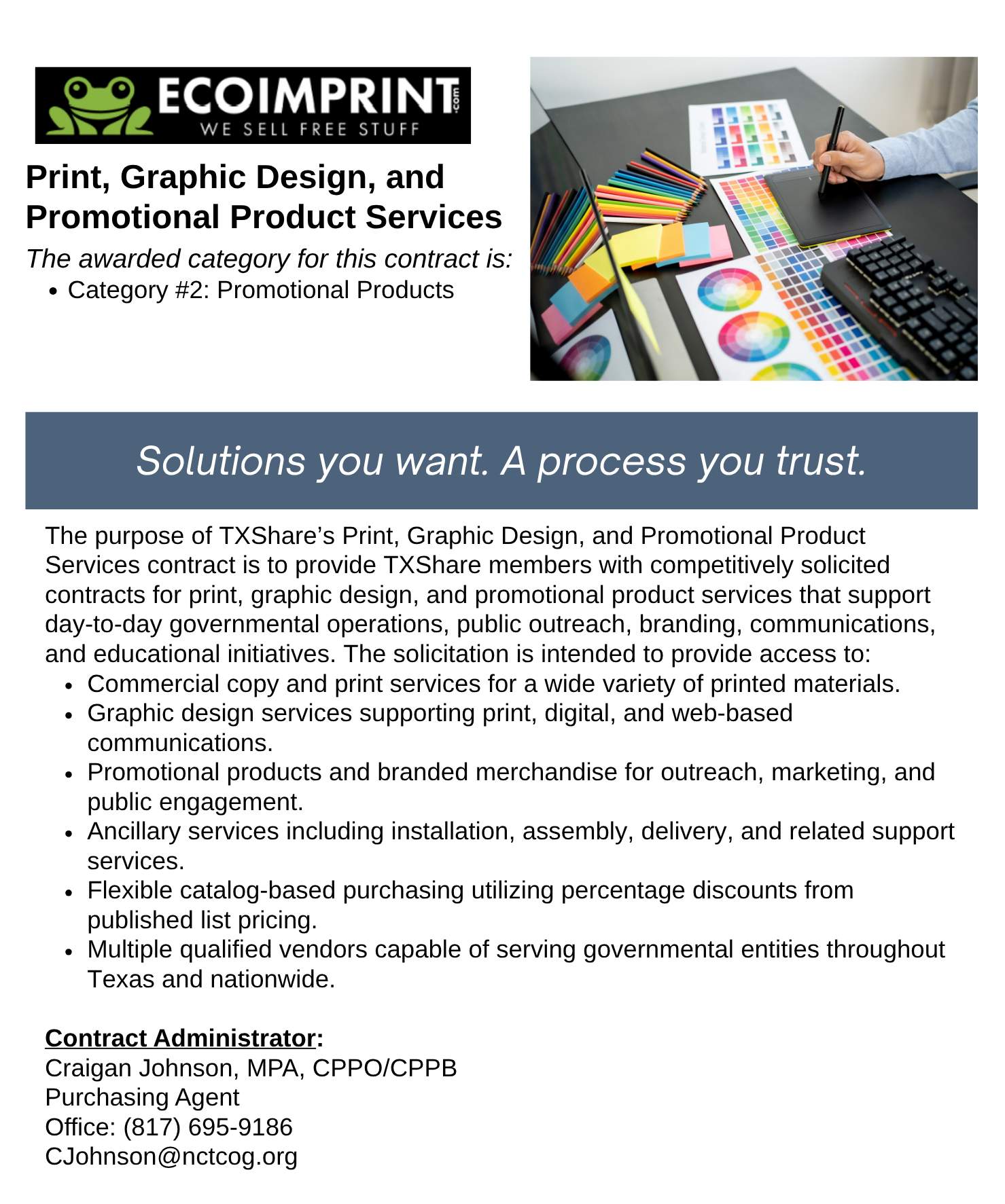 Ecoimprint Landing Page