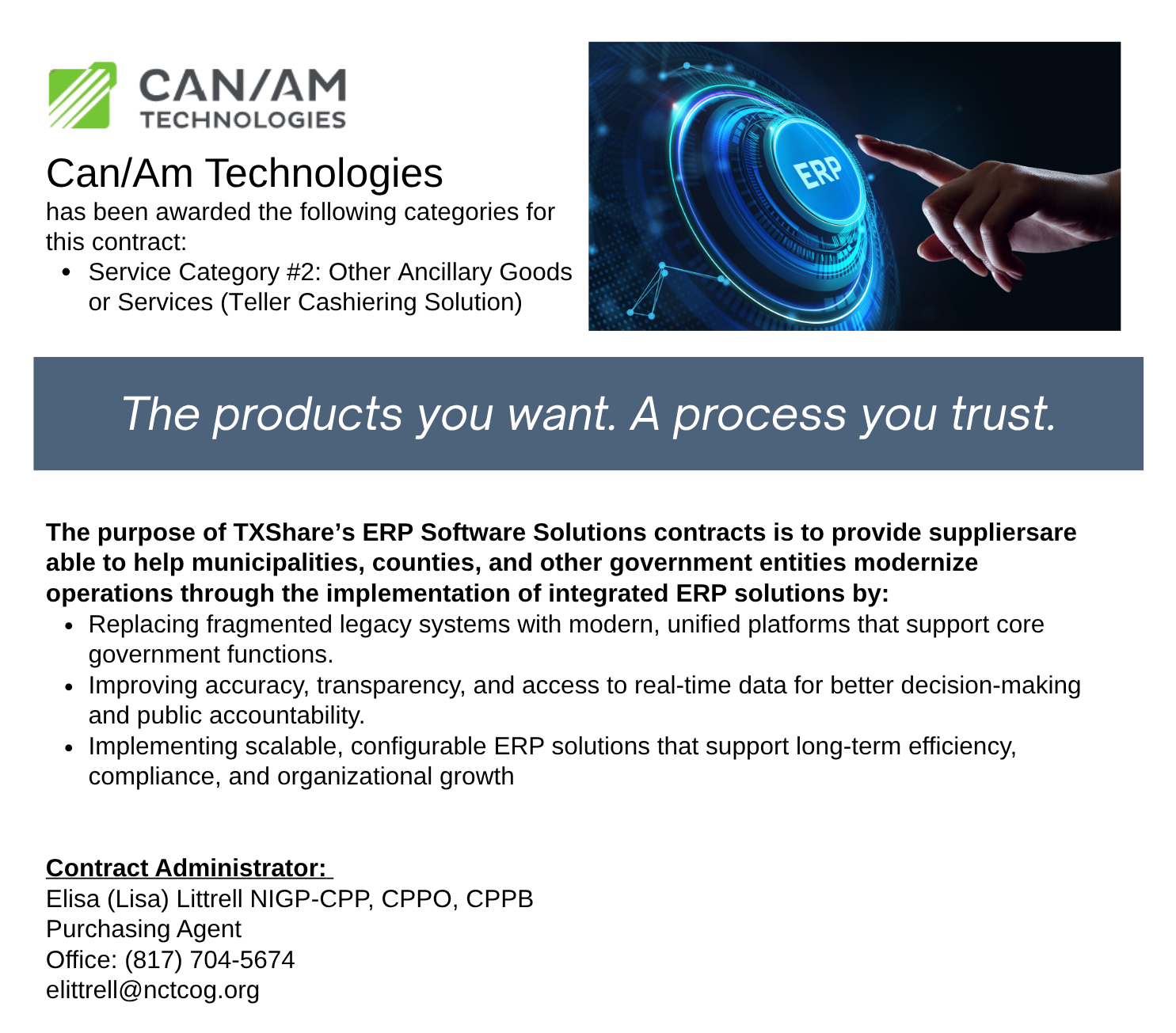 Can/Am Technologies Landing Page