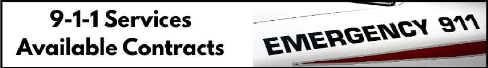 9-1-1 Services Available Contracts Banner 2