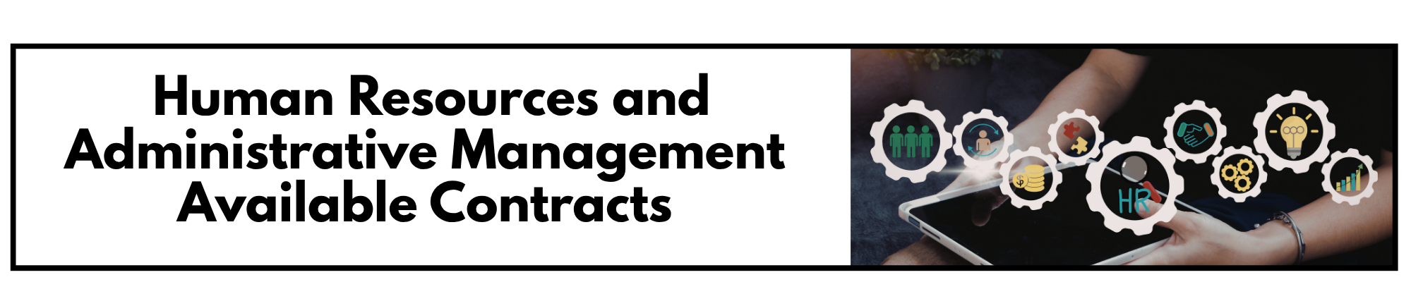 Human Resources and Admin Management Banner