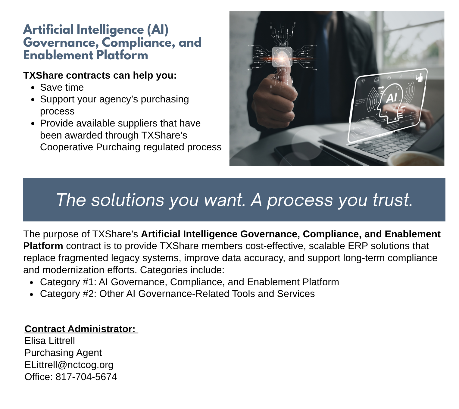 AI Governance Landin Page