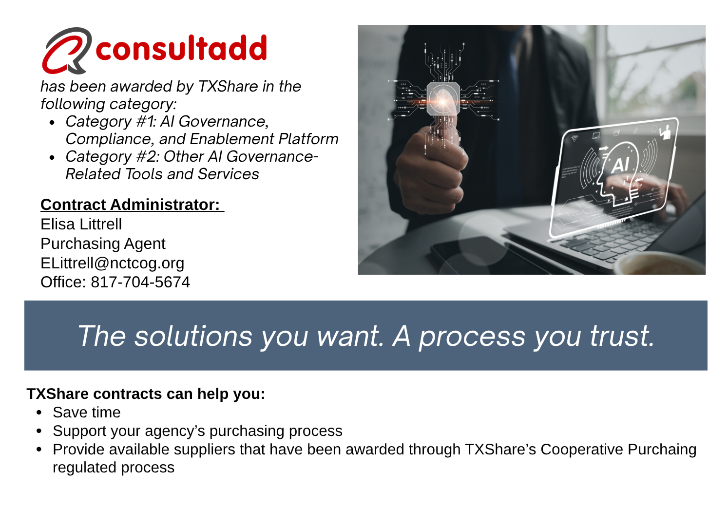 Consultadd Inc. Landing Page