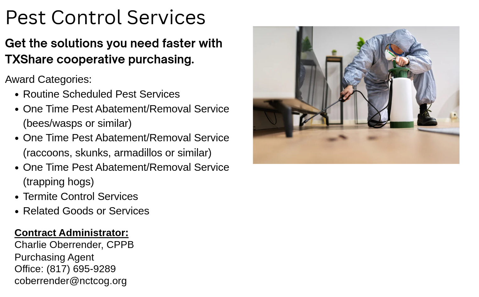 Pest Control Page Body Copy