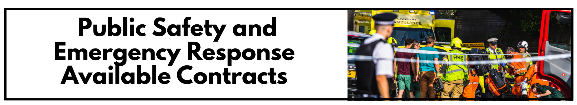 Public Safety and Emergency Response Banner