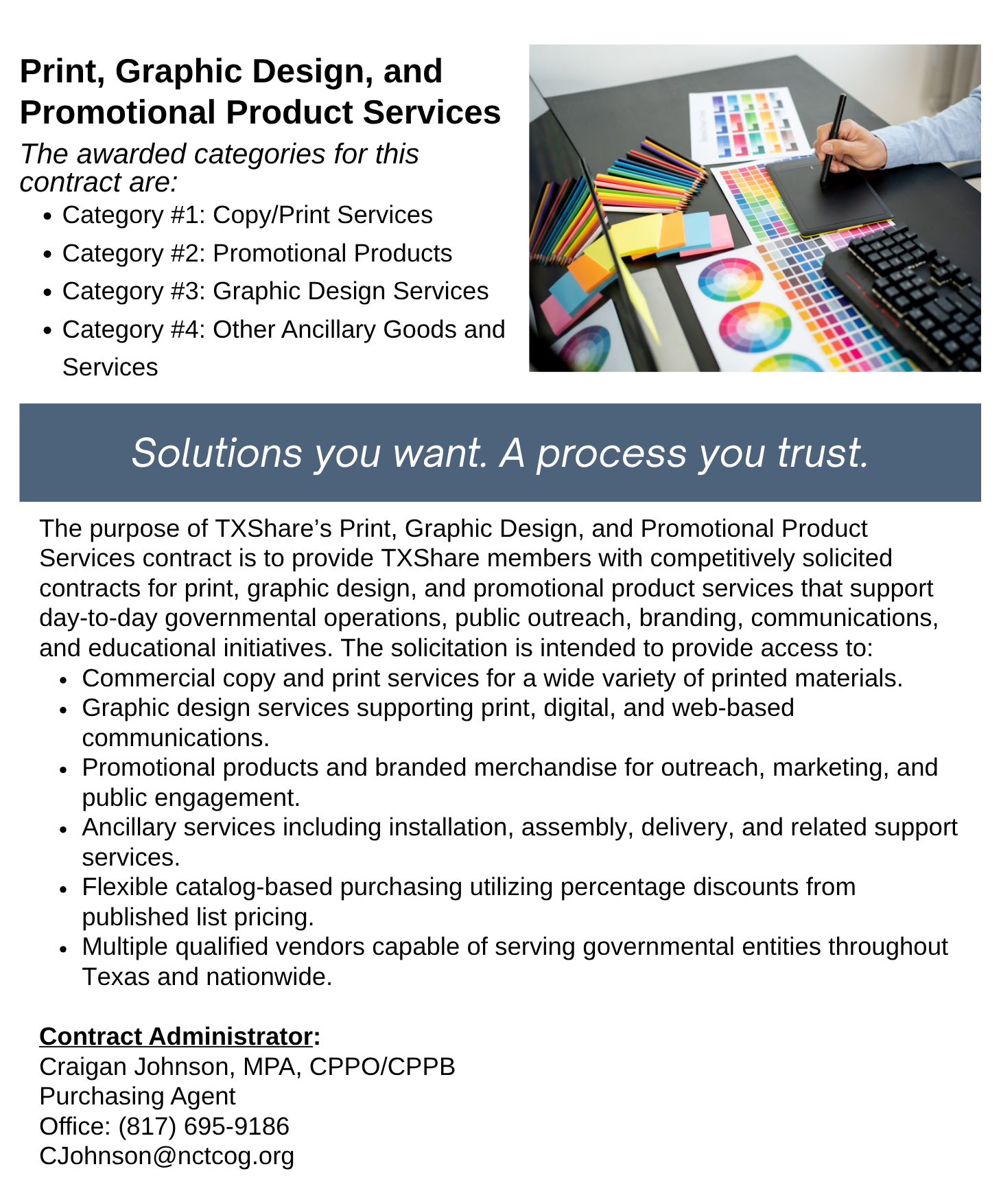 Print and Graphic Design Landing Page