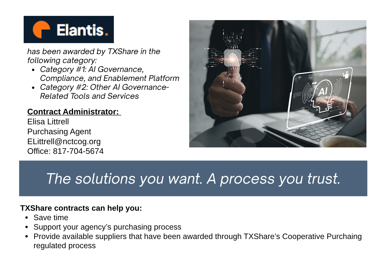 Elantis Landing Page