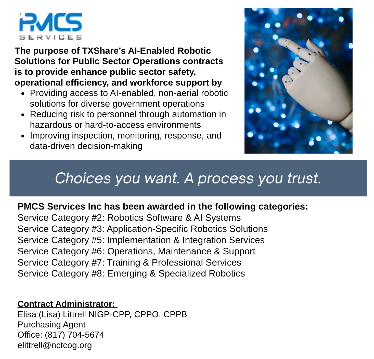 PMCS Landing Page
